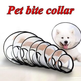 Anti-bite safety E-collar for cats and dogs.