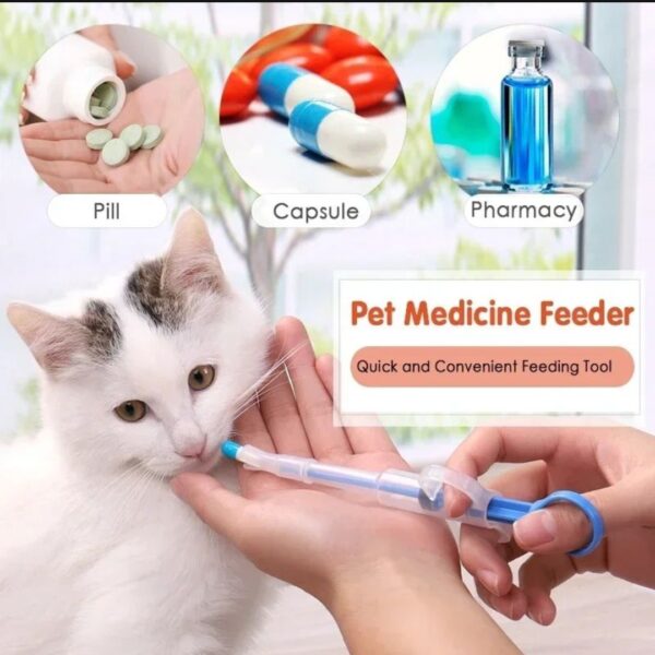 Pill feeding syringe, Capsule, Potion, tablets, Comfortably feeding pills to your dogs and cats - Image 2