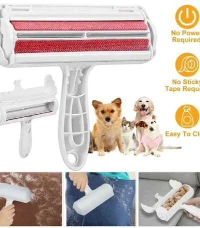 Brush fur roller to remove pets hair