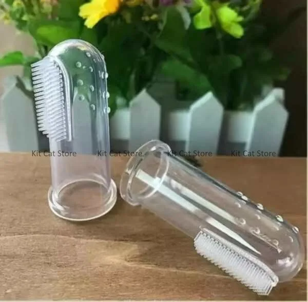 finger toothbrush for babies & pets tooth