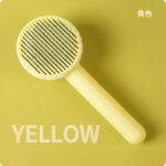Yellow Round brush for cat