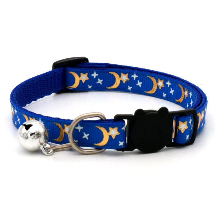 Adjustable collar Moon star for pets