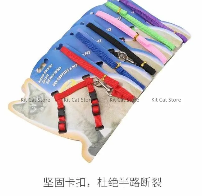 small medium cat harness leash