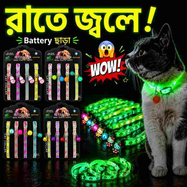 glow in the dark cat collar bangladesh