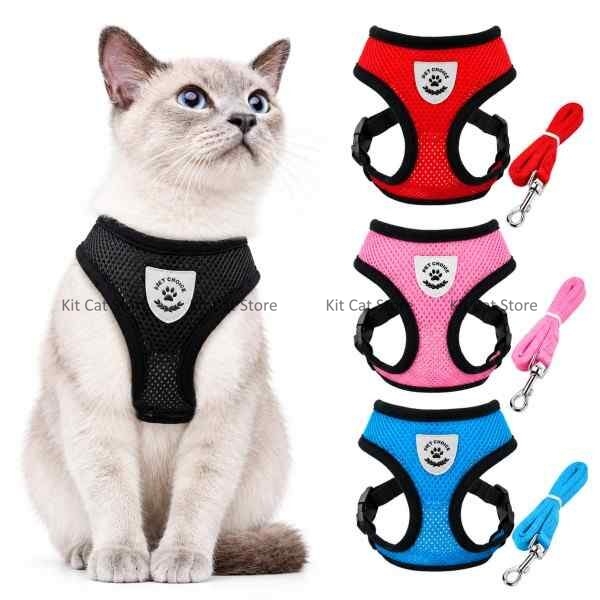 Cats body Harness with leash