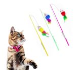 stick rat feather toy for pets