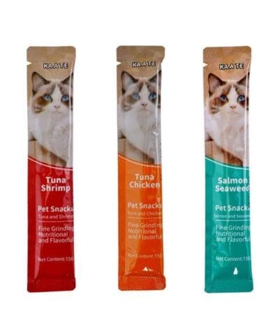 cat creamy pouch treat
