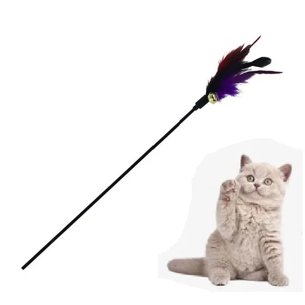 stick feather toy