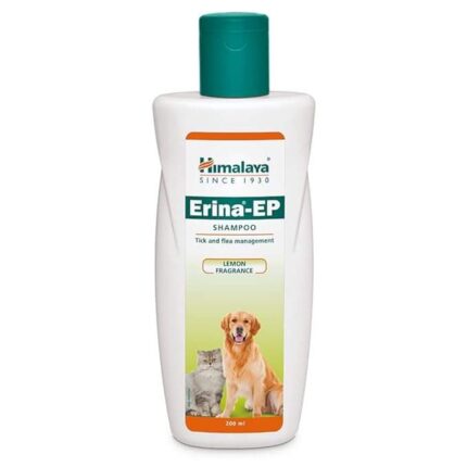 200ml CAT & Dog Shampoo Flea and tick Erina-EP, Lemon Fragnance