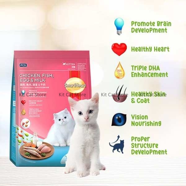 1.1kg kitten food from smartheart