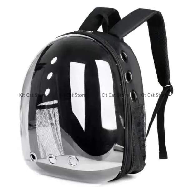 cat carring bagpack black