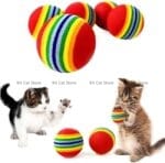 ball rainbow soft type for cats