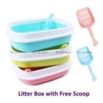 litter box medium with scoop