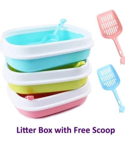 litter box medium with scoop