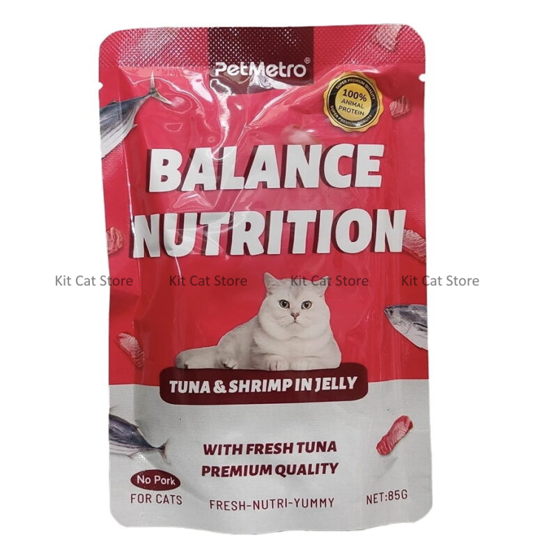 pet metro balance nutrition tuna and shrimp in jelly 85g paikaree YBEv