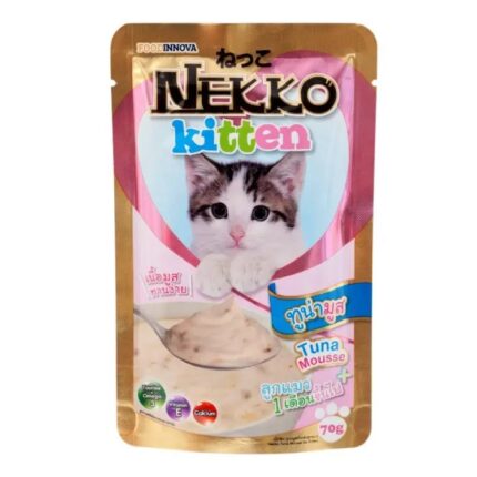 Nekko kitten pouch, Tuna mouse Flavour 70 gm