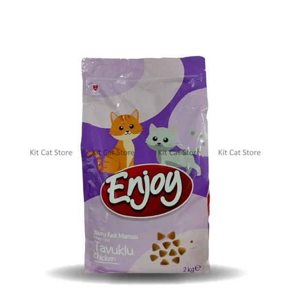 Enjoy Kitten Cat Dry Food – Tavuklu Chicken (2KG)