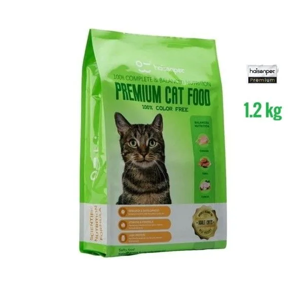 1kg Haisenpet premium Adult Cat food Chicken, Tuna