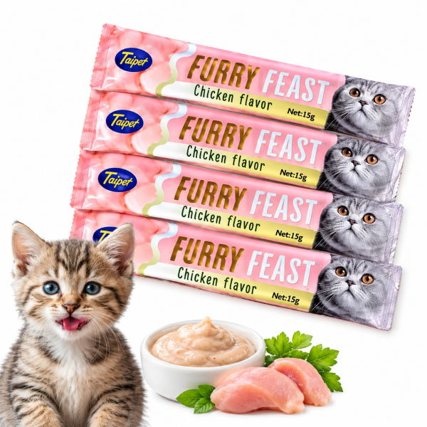 2Furry Feast Cat Treats with Kitten 2